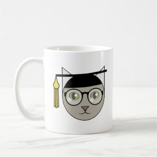 Taza De Café Graduado de tabla gris mate