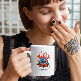 Taza De Café Graduado De Un Grado Hotelero