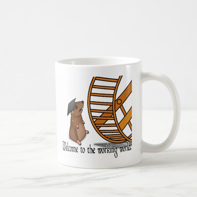 Taza De Café Graduado del hámster (Derecha)