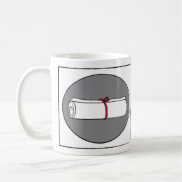 Taza De Café Graduado Diploma Clásico Café Blanco Mug