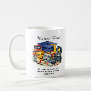 Taza De Café 🎓Graduado en Artes Escénicas Nombre y Título Pers