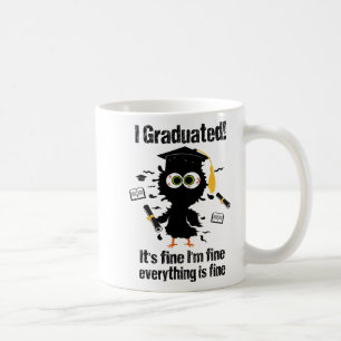 Taza De Café Graduado Graduado De Licenciatura El Último Día De