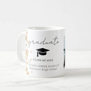 Taza De Café Graduado moderno de fotografía de oro