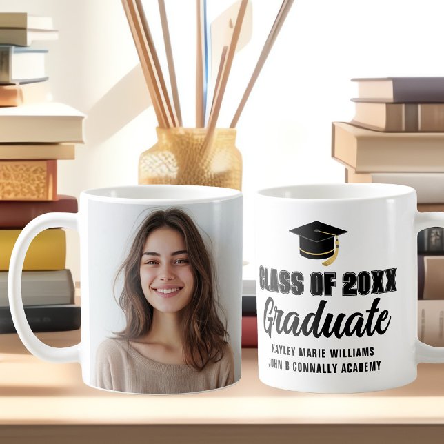 Taza De Café Graduado moderno de posgrado de 2025 Graduación (Subido por el creador)