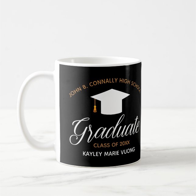 Taza De Café Graduado personalizado de moda 2023 Graduación en  (Izquierda)