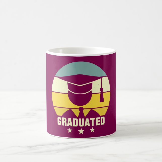 Taza De Café Graduated Celebration Graduation Coffee Mug (Centro)