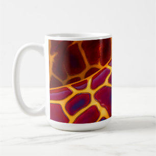 Taza De Café Grafas de Safari azul dorado
