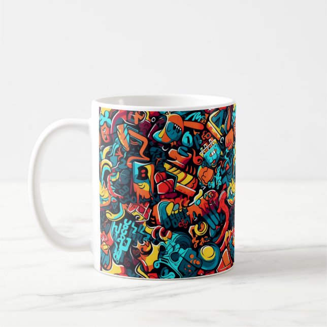Taza De Café Graffiti Art Coffee Mug (Izquierda)