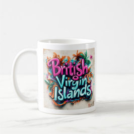Taza De Café Graffiti británico de las Islas V. Vibes: Island S