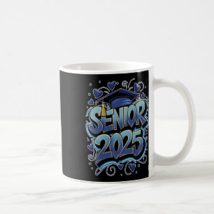 Taza De Café Graffiti Cl De 2025 Senior 2025 Graduación De Nuev