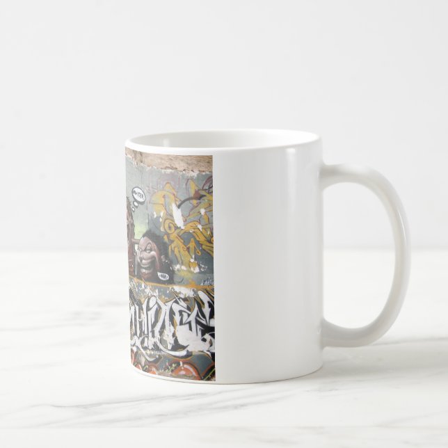 Taza De Café Graffiti Classic White Mug (Derecha)