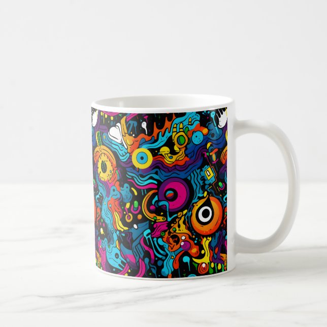 Taza De Café Graffiti Coffee Mug (Derecha)