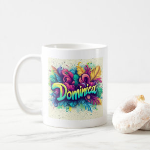 Taza De Café Graffiti dominicano vibes: Arte callejero en las i