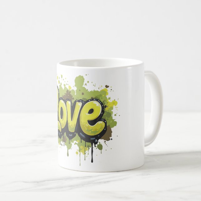 Taza De Café Graffiti Field of Endless Love (Anverso derecho)