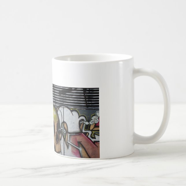 Taza De Café Graffiti Skull (Derecha)