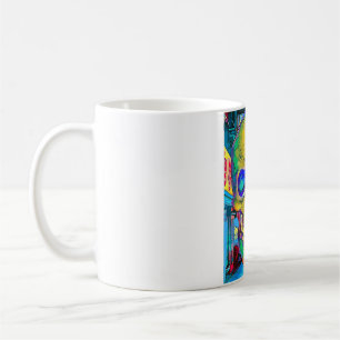 Taza De Café Graffiti Skull City
