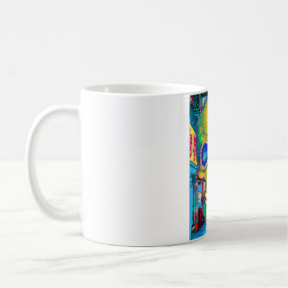 Taza De Café Graffiti Skull City