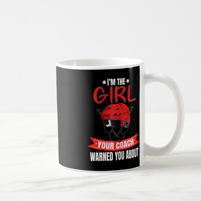 Taza De Café Gráfica de afición al hockey sobre césped para muj (Derecha)