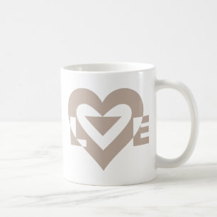 Taza De Café Gráfica de amor de Guay, gris