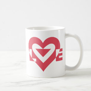 Taza De Café Gráfica de amor de Guay, rosa de cereza