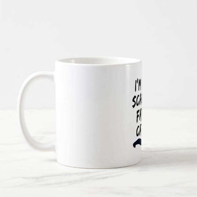 Taza De Café Gráfica de diseño de gatos negros de escarnio Hall (Izquierda)