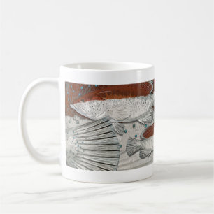 Taza De Café Gráfica de Fase de color de coney Grouper