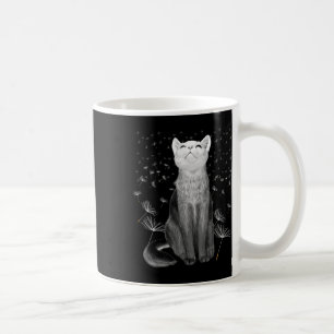 Taza De Café Gráfica de gatos de dandelión de 365 gatos