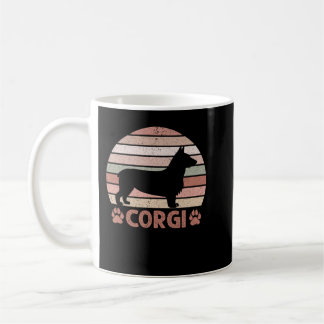 Taza De Café Gráfica de la época del retro de Corgi