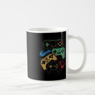 Taza De Café Gráfica del jugador del controlador de videojuegos