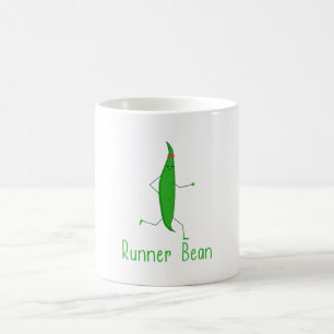 Taza De Café Gráfica en ejecución de gracioso Kawaii Runner B