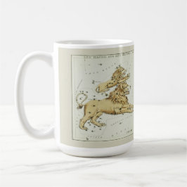 Taza De Café Gráfico astronómico de la época de Zodiac Leo