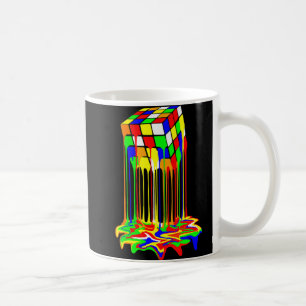 Taza De Café gráfico colorido cubo impresionante