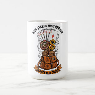 Taza De Café Gráfico de Alta Recompensa y Alta Puntuación La Op