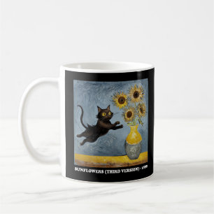 Taza De Café Gráfico de arte de meme de Sunflowers