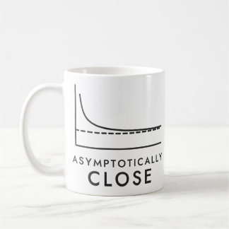 Taza De Café Gráfico de Cálculo Asintóticamente Cercano