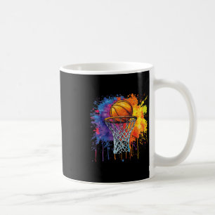 Taza De Café Gráfico de goteo colorido Sketll 1 