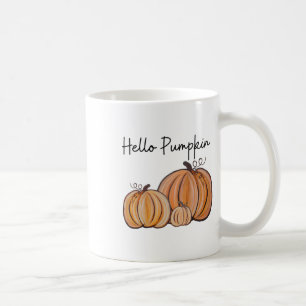 Taza De Café Gráfico de Halloween de saludo calabaza Fall