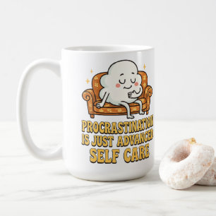 Taza De Café Gráfico de humor de Cozy Cloud Lounge