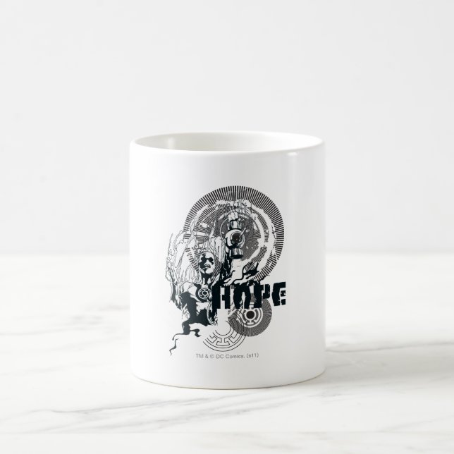 Taza De Café Gráfico de linterna azul 4 (Centro)