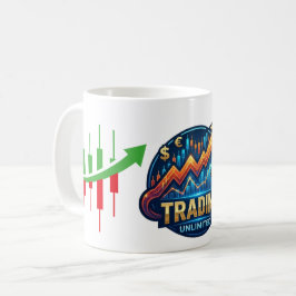 Taza De Café Gráfico de velas del mercado de valores Trading Un