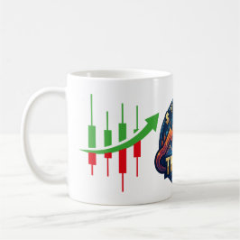 Taza De Café Gráfico de velas del mercado de valores Trading Un