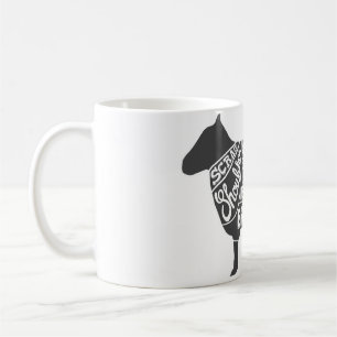 Taza De Café Gráfico del carnicero de cordero