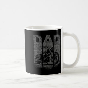 Taza De Café Gráfico del Día de la Motocicleta Papá