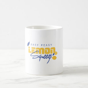 Taza De Café Gráfico Fácil y Divertido de Limón