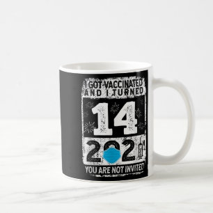Taza De Café Gráfico humorístico divertido vacunado 2021
