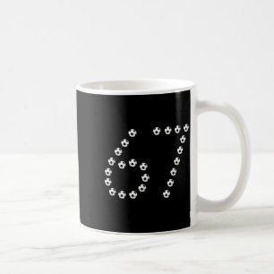 Taza De Café Gráfico numérico 67 de fútbol _ Jersey deportivo s