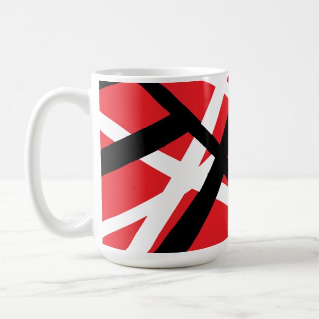 Taza De Café Gráfico rojo, negro y blanco (Izquierda)