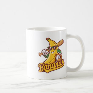 Taza De Café Gráficos De Banana Cuidada Amante De Banana Para H
