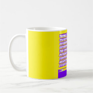 Taza De Café Gráficos de mensajes de palabras sobre AMÉRICA