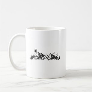 Taza De Café Gráficos de montañas 